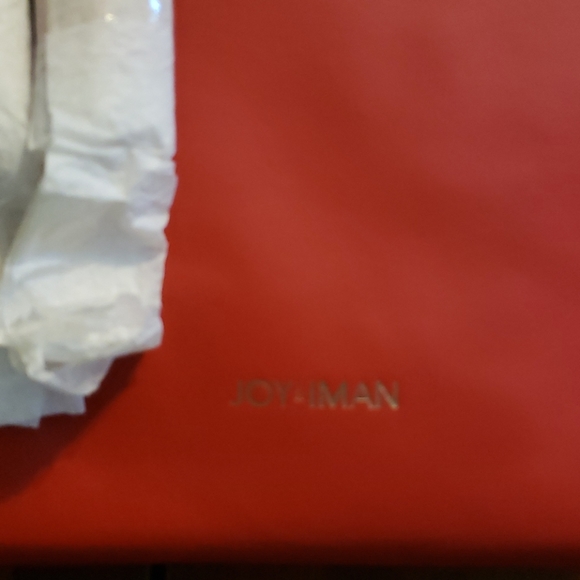 NWT Joy & Iman Red Leather Tassel Tote - Picture 2 of 8